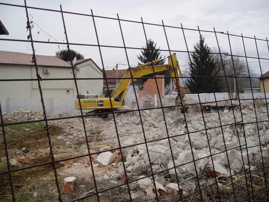 Rušenje i pripremni radovi 25.03.2015.